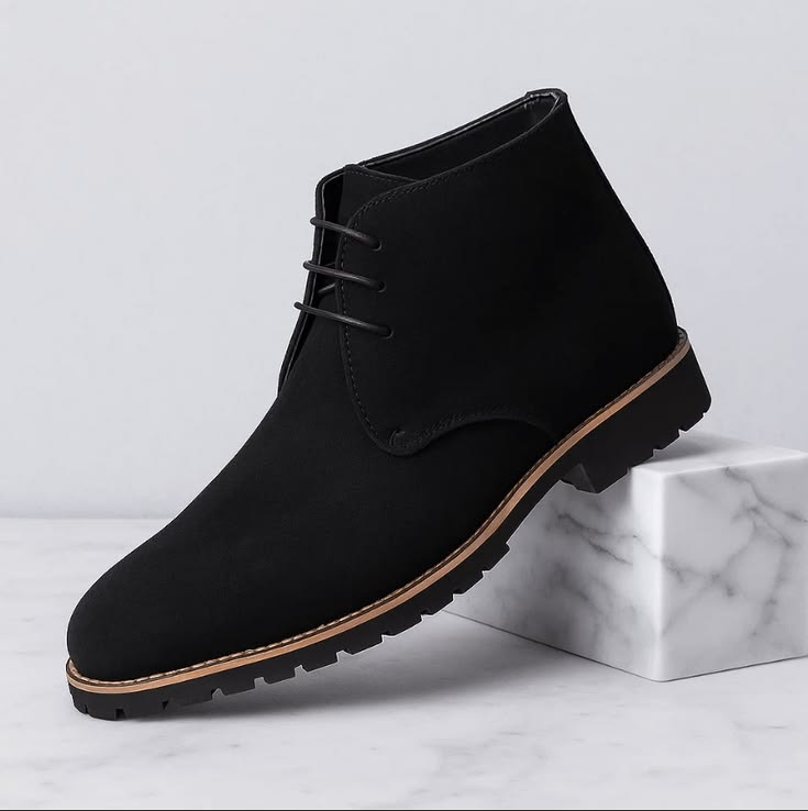 High-top Men leather Shoe thumbnail